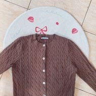 [PRELOVED] ECINOS Ecinos : Celie Cable Longsleeve Espresso Size S/M