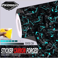CARBON FORGED STICKERS CARBON FORGED STICKERS 50 X 50 CM