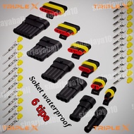 Waterproof Socket connector waterproof Socket connector 1pin 2pin 3pin 4pin 5pin 6pin car motorbike 
