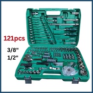 121pcs Socket Set Ratchet Box Socket Set Box Set Spanner Set Wrench Set Tools Set