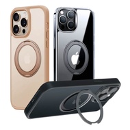 CW 極上360度旋轉磁吸支架防摔手機殼 適用iPhone 16 15 14 13 12 Pro Max i16