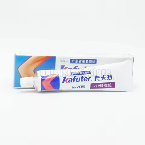 2Pcs Kafuter k-705 RTV Silicone Rubber Electronic Glue Sealant Transparent Organosilicon 45g