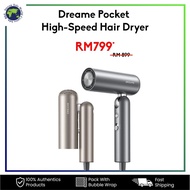 Dreame Pocket Hair Dryer| Foldable | Travel | 3-IN-1 Curls, Hide Flyways, Highspeed Hair Dryer | 70m