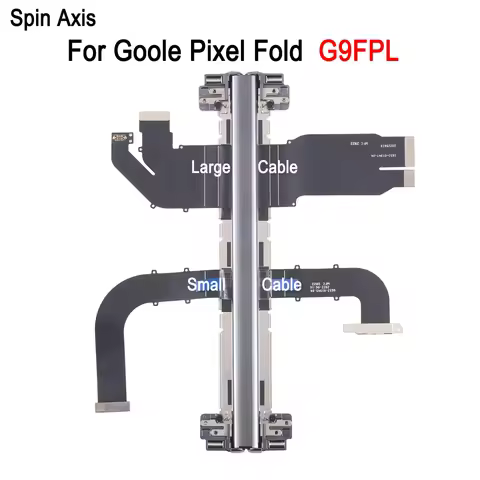 Spin Axis Flex Cable For Goole Pixel Fold 2023, G9FPL Phone Large / Small Spin Axis Flex Cable Repla