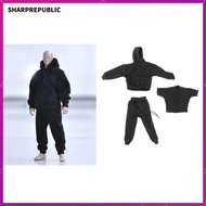 [Sharprepublic] 1:6 Mans Casual Long Sleeve Hoodie Top Sweatshirt Trousers for DML BBI