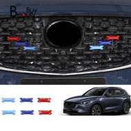 Car Front Grill Tirm Cover Front Face Decoration Molding Accessories for  -5 CX5 2022-2023