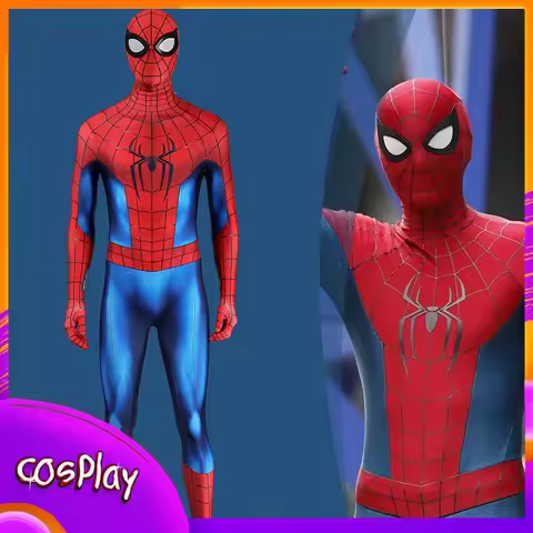 Spider Man Cosplay Costume Brand New Day Cos Peter Jumpsuit Halloween Party Carnival Comic-Con Masqu