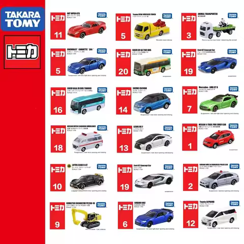Takara Tomy Tomica Nissan Honda No.1-No.39 Cars Hot Pop 1:64 Car Alloy Toys Motor Vehicle Diecast Me