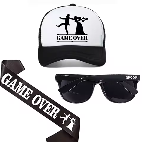 Groom To Be Groom Glasses Groom Sash Hats for Bachelorette Hen Night Party Wedding Engagement Bridal
