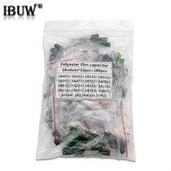 180PCS=18value*10PCS Polyester film capacitor Assorted Kit contains 2A104J 2A332J 2A472J 2A103J 2A33