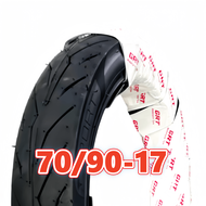 GRT 368 ROSSO TIRES TAYAR  TUBELESS COMBO SET 70/90-17 80/90-17