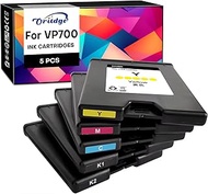 Oritdge Compatible Ink Cartridges Replacement for VIP Color 700, VP700 High Yield 65,000 Pages (5 Pa