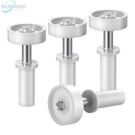 Stylish Design White and Silver Bifold Cabinet Door Hardware Repair Parts (4PCS)