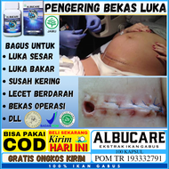 Obat Luka Operasi Sesar Agar Cepat Kering - Pengering Bekas Luka Oprasi Cesar Kapsul Kutuk Sembuh Alami Untuk Luka Bakar Melepuh Kena Knalpot Lecet Diabetes Basah Bernanah Habis Melahirkan Dengan Herbal ALBUCARE EKSTRAK IKAN GABUS Asli Original No Cina