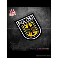 German GSG9 Badge 01 Car Sticker Safety Box Reflective Decal