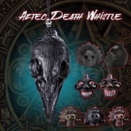 Aztec Death Whistle Spooky Aztec Death Skull Whistle Prank Halloween Ornament zhicmemy