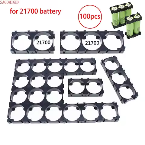 Wholesale 100pcs e-bike Scooter Battery 21700 Lithium Battery Bracket 12V/24V/36V48V/60V72V Battery 