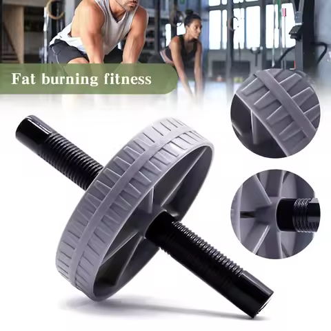 Workout AB Roller Wheel Non-slip Abdominal Roller No Noise Abdominal Trainer Abdominal Exerciser for