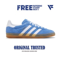 Adidas gazelle indoor blue fusion gum