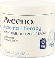 Aveeno Eczema Therapy Itch Relief Balm with Colloidal Oatmeal & Ceramide for Dry Itchy Skin, Non-Gre