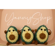 AVOCADO WOOL KEYCHAIN