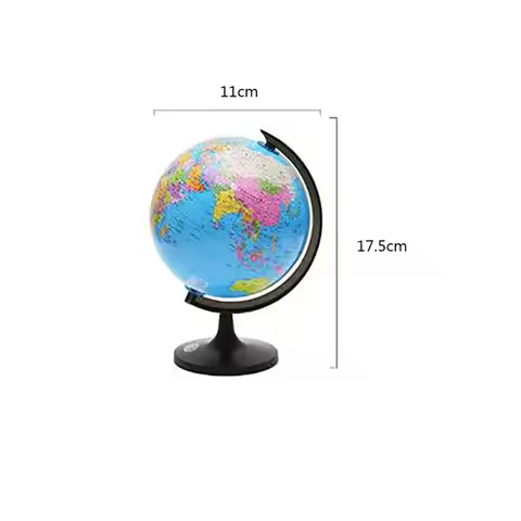 Medium Globe Map Ball World Earth Ocean Map Ball Wateproof World Globe Earth With Stand for Geograph