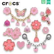 cross jibbitz Metal cherry blossom series Shoes Accessories cross charm Shoes Flower