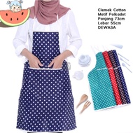 Pulcadoot motif cooking apron KITCHEN APRON Waterproof Apron Cotton Apron