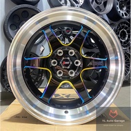 [4x4] Atomic Sport Rim [Machine Lips]  18x9.5JJ ET15 (6x114.3)