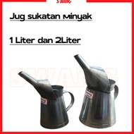 jug sukatan aluminium.1liter dan 2liter