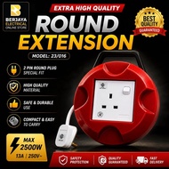 (READY STOCK) [SIRIM] EXTENSION BOX WITH 5 WIRE / CCA / 100% FULL COPPER EXTENSION TRAILING SOCKET /