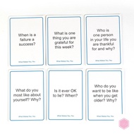 Family Chat Card Game - Dialogue Party Game for Group Fun