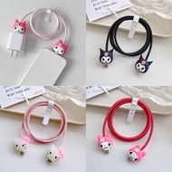 Cute Kuromi Charger Protector Set Charger Case Cable Protector for iPhone 18W/20W 25w