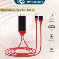 CODE A99X M96 3IN1 Cable Adapter YG3 TV Universal Cable AndroidPhone 18P HD HDMI To TV Projector Cab