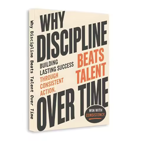 Why Discipline Beats Talent Over Time, Self-Discipline and Success Mindset Growth Book, Build Consis