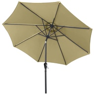 EHOME ร่มลานกลางแจ้ง2.7เมตรสำหรับพร้อมปุ่มกดเอียงในสวน