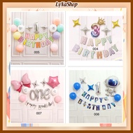 Simple birthday decoration Set - Happy birthday birthday decoration set birthday balloon happy birth