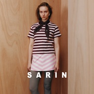 sarin Line Mini skirt กระโปรงสั้น ตัดต่อลาย limited สินค้าจำนวนจำกัด Pre-order 2week