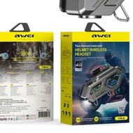 AWEI  VS-6 TWO-PERSON INTERCOM HELMET WIRELESS HEADSET V5.4