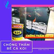 [ 5kg ] Neomax 826 Chống Thấm hồ cá cảnh, hồ cá Koi, chống thấm an toàn không độc hại, thân thiện,