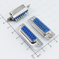 [10 Pieces]- DB15 Port 15 Pins Straight 2 Rows Solder Wire Connector