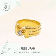 [Kedai Emas Gemilang] 2001474 {YS} Diamond Gold Ring (12) (7.79G) [585 Gold]