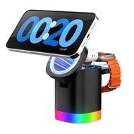 3 in 1 Cube Charger Stand For iPhone Apple Watch