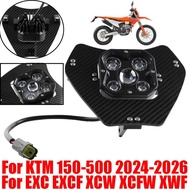Motorcycle Accessories Adjustable LED Lamp Headlight Headlamp For KTM 500 450 350 300 250 150 EXC EX
