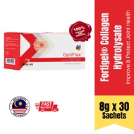 Eldon ASCENTIA OptiFlax Mixed Berries Drink (30 sachets) | Collagen Type 2 Joint Repair Supplement J