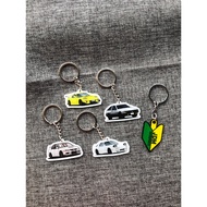 Car Keychain Car Key Modified Initial D Comic Same Style AE86 Reiz Mazda 3 RX7 Influencer