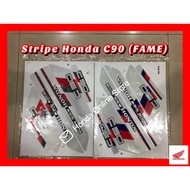 Stripe Sticker Cover Set Honda C90 (HONDA FAME) OEM