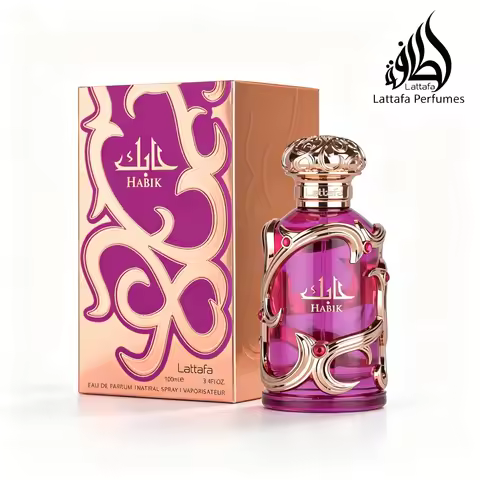 Lattafa Habik For Women Eau De Parfum 3.4 oz 100ml, with a Refreshing White Floral Citrus Fruit arom