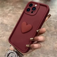 For Vivo Y100T Y97 Y91i Y90 Y89 Y83 Y75S Y52 Y30 Y28E Y28S Y02S 4G 5G Phone Case Luxury Cute 3D Love