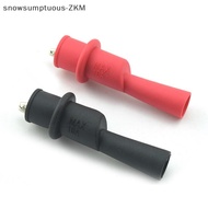 [snowsumptuous] 1Pair Multimeter Alligator Clip Universal Accessories Capacitor Clamp Non Destructiv